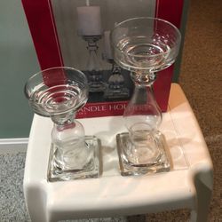 Candle holders- new$8
