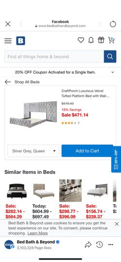 Luxury Queen Bed Frame