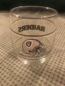Raiders glass cup