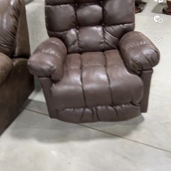 Chocolate Colored Recliner 