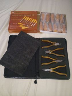Wood carving set and Craftsman tools
