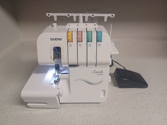 Brother 1034DX Easy-to-Use 3 or 4 Thread Serger with Color Coded Thread Guides