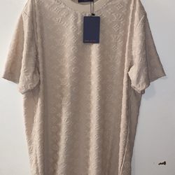 Lv Shirt Monogram Size Medium 