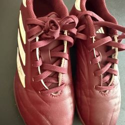 Adidas Burgundy COPA Shoes with White Accents