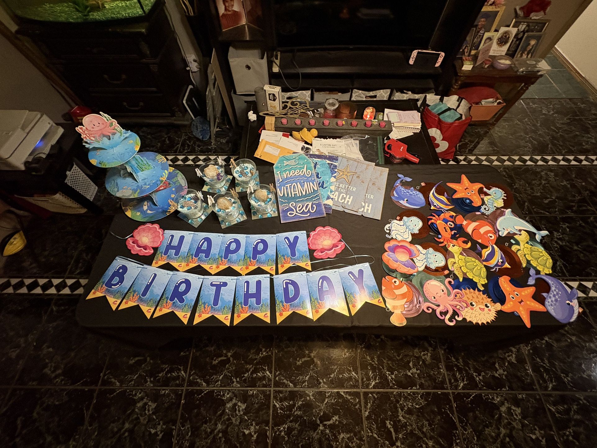 Ocean/Sea Themed Birthday Party Decorations