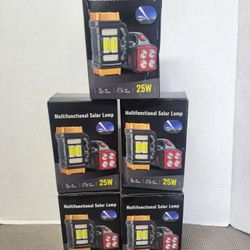 Multifunctional Solar & USB Camping Lamp / Flashlight  $7 Ea. Brand New (Price Is Firm)