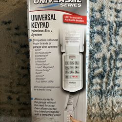 Genie Genuine GUK-R Wireless Universal Garage Door Opener Keypad, Compatible with LiftMaster, Chamberlain, Genie, Craftsman and More