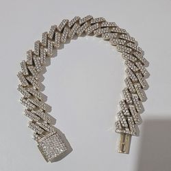 14k Diamond Gold Bracelet 