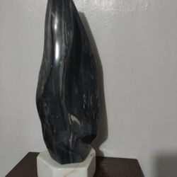 DAVID HICKS BLACK MARBLE SCULPTURE 19"×7" ( 23 Pounds)
