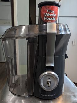 Used Hamilton Beach Big Mouth 800w Powerful 1.1 HP Juice Extractor, 67650