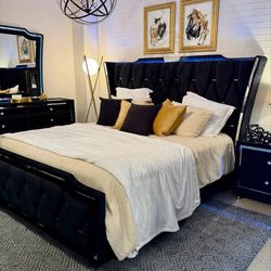 New 4pc Bedroom Sets Starting At $599 Buy Now Pay Later $30 Down No Credit Needed