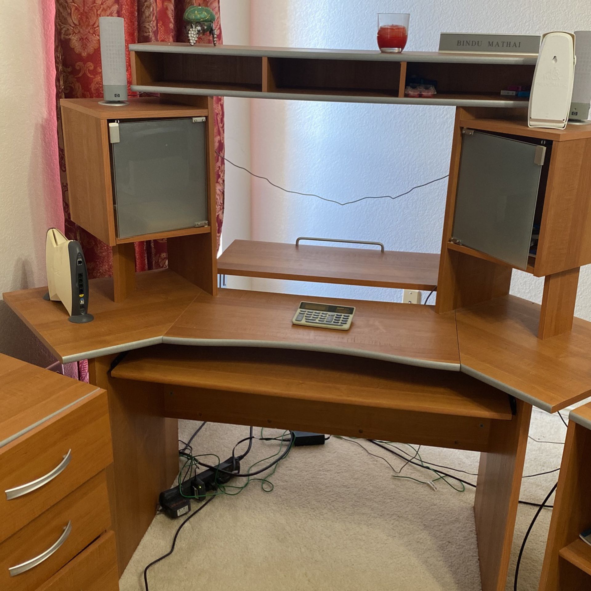 Computer Desk With Drawers