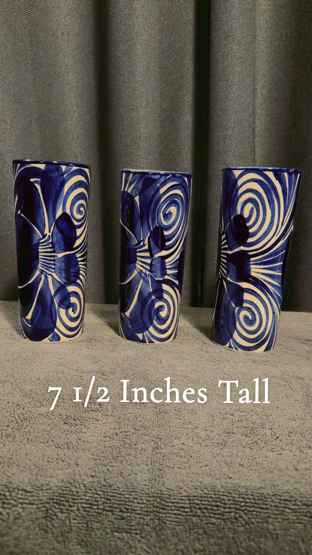 Mexican Style Porcelain Cups