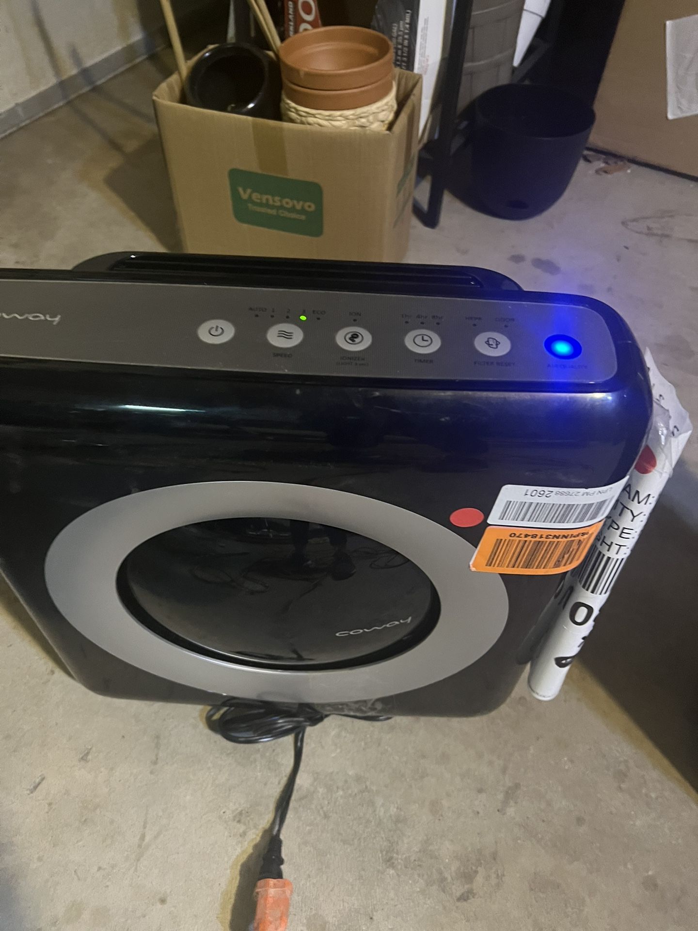 Coway Airmega AP-1512HH True HEPA Air Purifier with Air Quality Monitoring, Auto Mode, Timer, Filter Indicator, Eco Mode