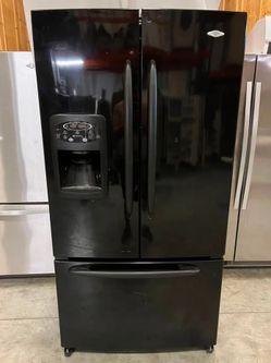 MAYTAG FRENCH DOOR REFRIGERATOR IN BLACK
