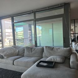 Room and Board  Berin Beige sofa with lounge