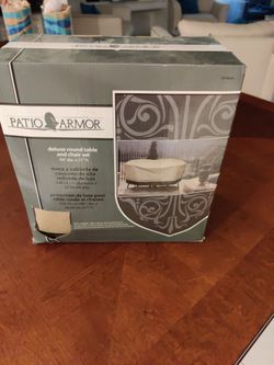 Patio Armor Deluxe Round Table And Chair Set