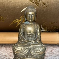 Chinese Bronze Deity Statue 