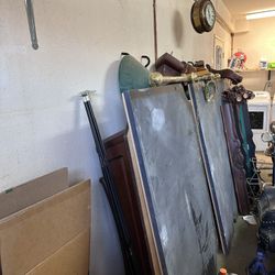 Looking to trade pool table, washer, and dryer and some cash for a golf cart
