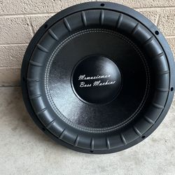 Mrmusicman Bass Machine 15 Inch Subwoofer - $250