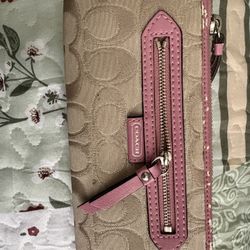 Pink Coach Wallet 