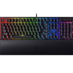 Razer BlackWidow V3 Mechanical Gaming Keyboard: Green Mechanical Switches - Tactile & Clicky - Chroma RGB Lighting