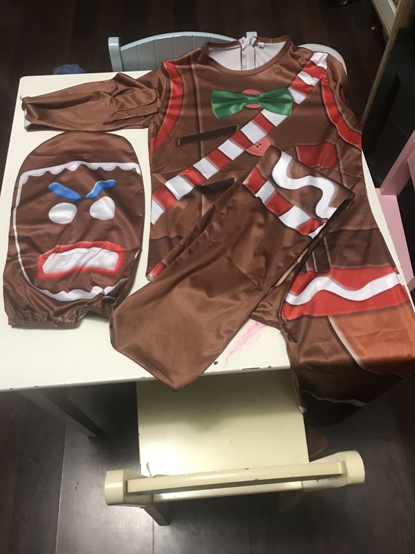 Fortnite Gingerbread Kids Costume Size 140cm 52 54 Inches For Sale - fortnite gingerbread kids costume!    size 140cm 52 54 inches