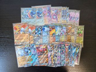 Double Rare EX Pokémon Cards (77 Cards)