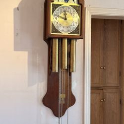 Hanging Grandfather Wall Clock 