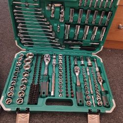 216PCS Professional Socket & Ratchet Tool Set – Heavy Duty – Free Gift! 🔧🎁