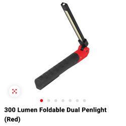 Snap On 300 Lumen Foldable Dual Penlight