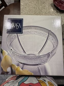 mikasa crystal bowl