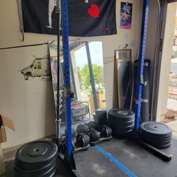 Power Rack With Weights