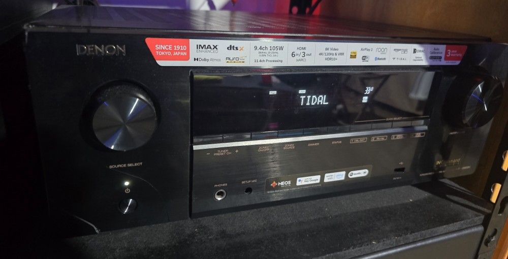 Denon Avr X3800h 4k/8k Receiver