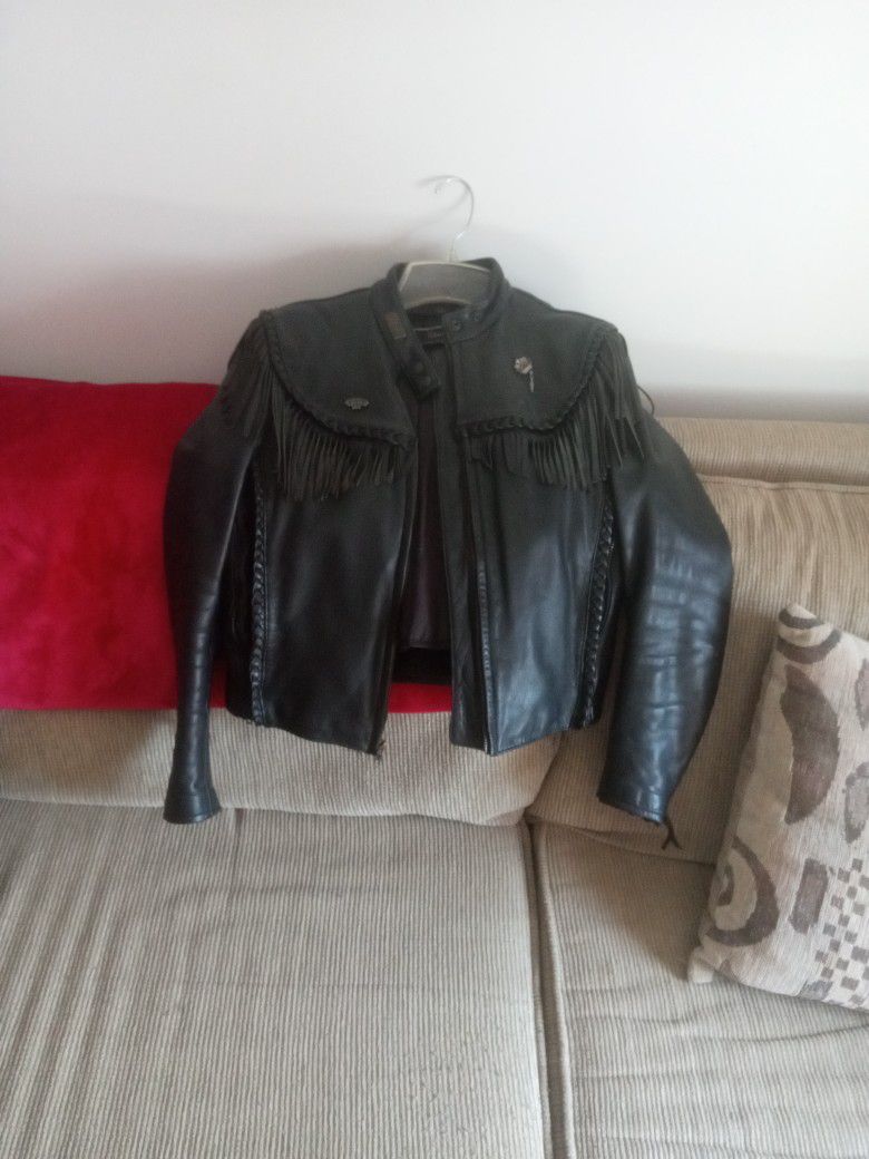Willie G Leather Jacket Harley Davidson Large