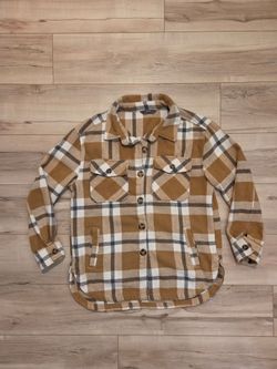 Member's Mark Women's Plaid Button Front Shacket Small