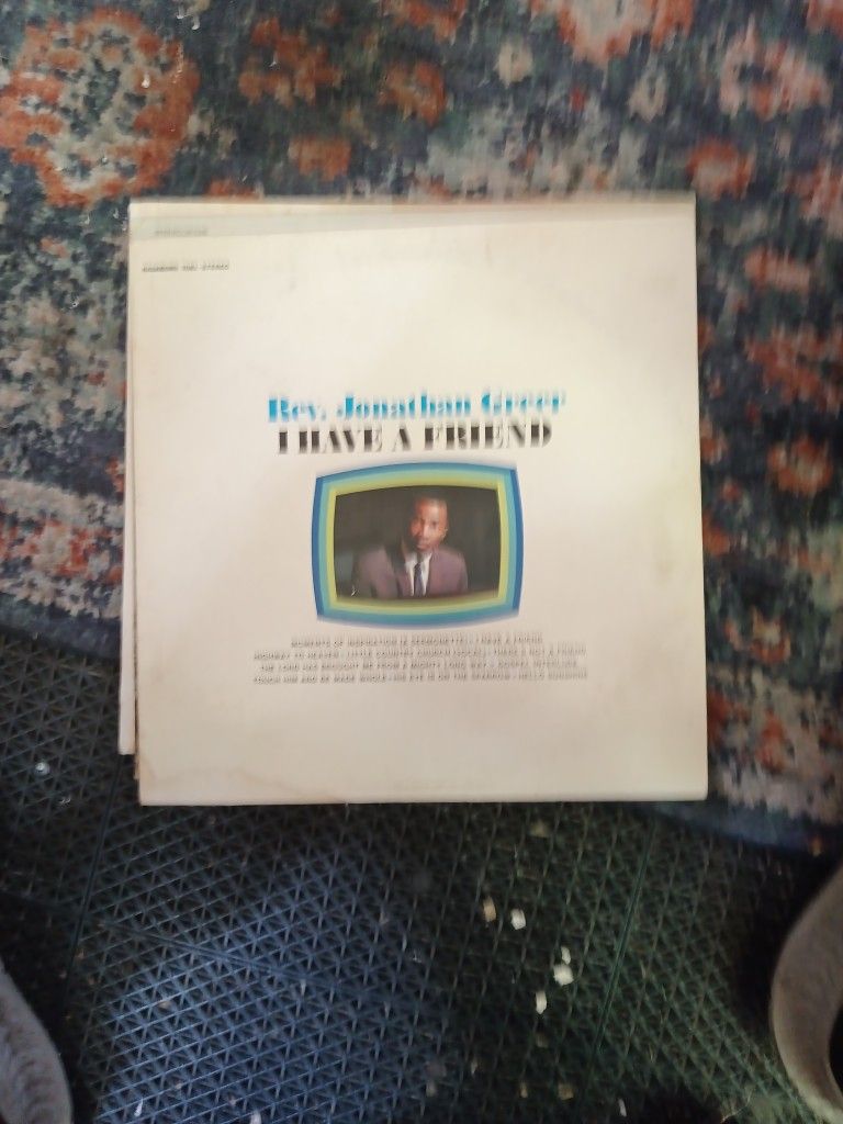 Reverend Jonathan Greer Scratch Free Vinyl