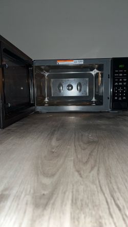 Large black microwave