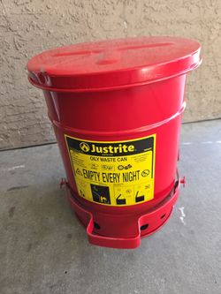Justrite oily waste  new