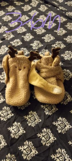 Boy Slippers 3-6months 
