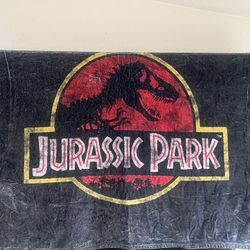 Jurassic Park Throw Over Blanket
