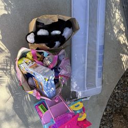 Free miscellaneous toys and bed rail