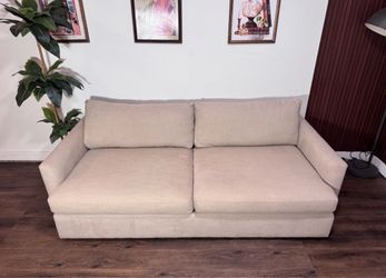 Off-White Crate & Barrel Sofa - Free Delivery