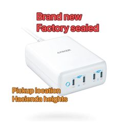 Anker USB C 120W, 547 Charger, PowerPort III 4-Port Charging Station for MacBook Pro/Air, iPhone iPhone 15/15 Plus/15 Pro/15 Pro Max/14/13 Series, Gal