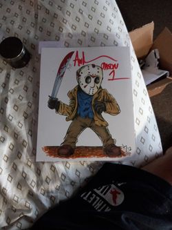 Ari  Lehman Signed Jason 1 "Friday The 13"