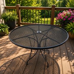 30x48 Wrought Iron Patio Table