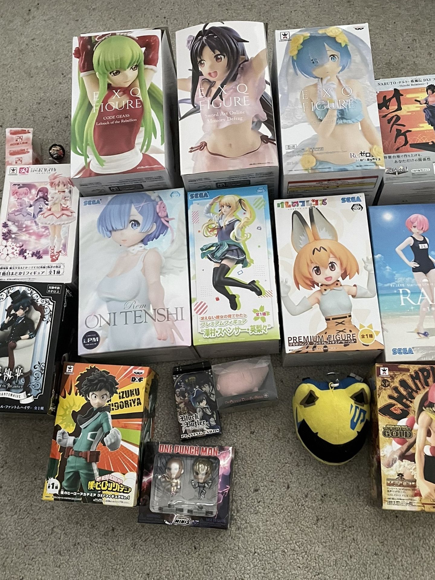 Anime Figure Collection Sold As Is 12 Figures Plus Extras