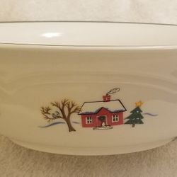 China Pfaltzgraff SNOW VILLAGE Vegetable Bowl