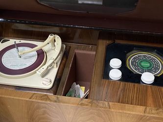 Antique Radio And Record Console