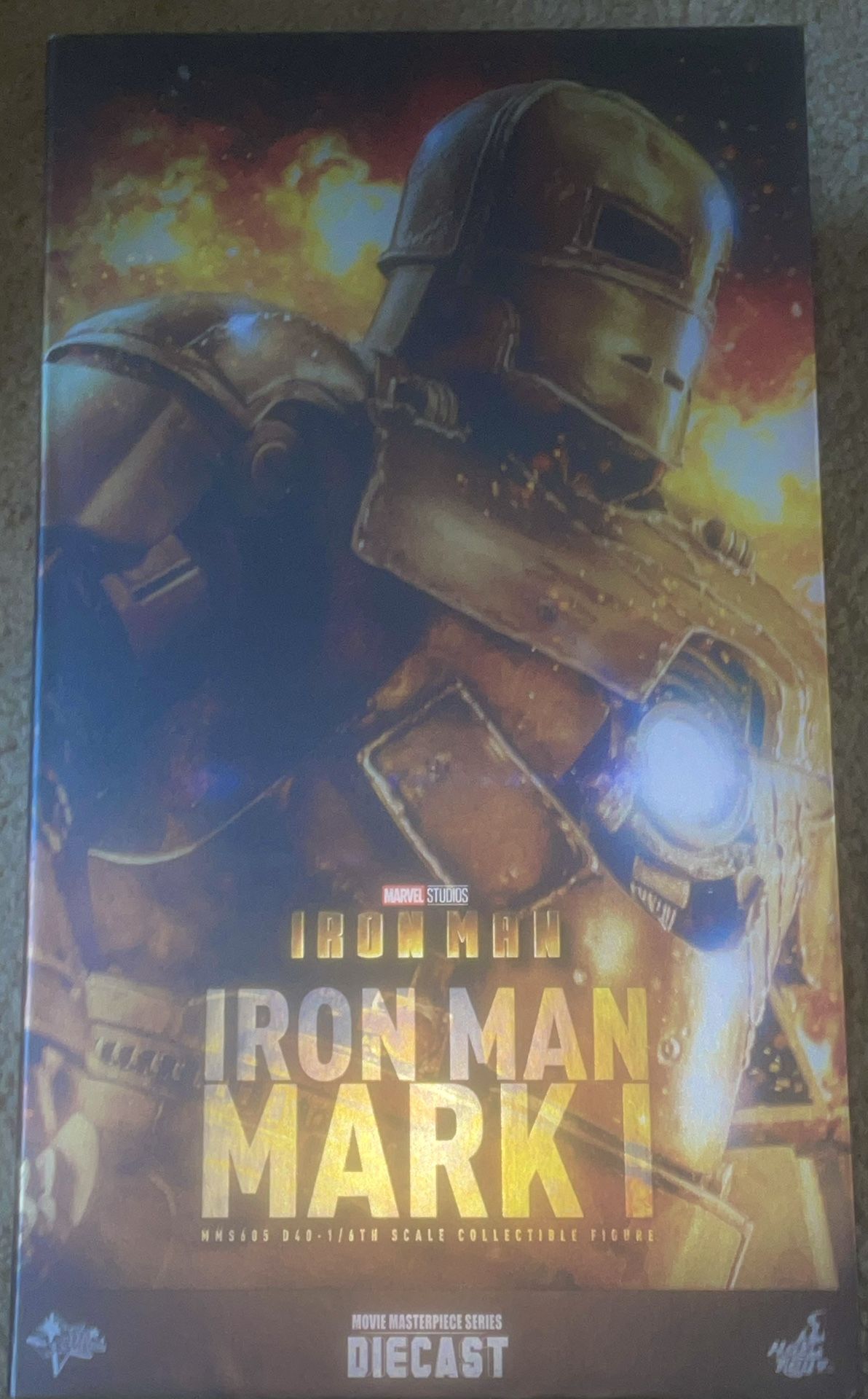 Hot Toys Iron Man Mark I Diecast Collectible Figure - MMS605D40